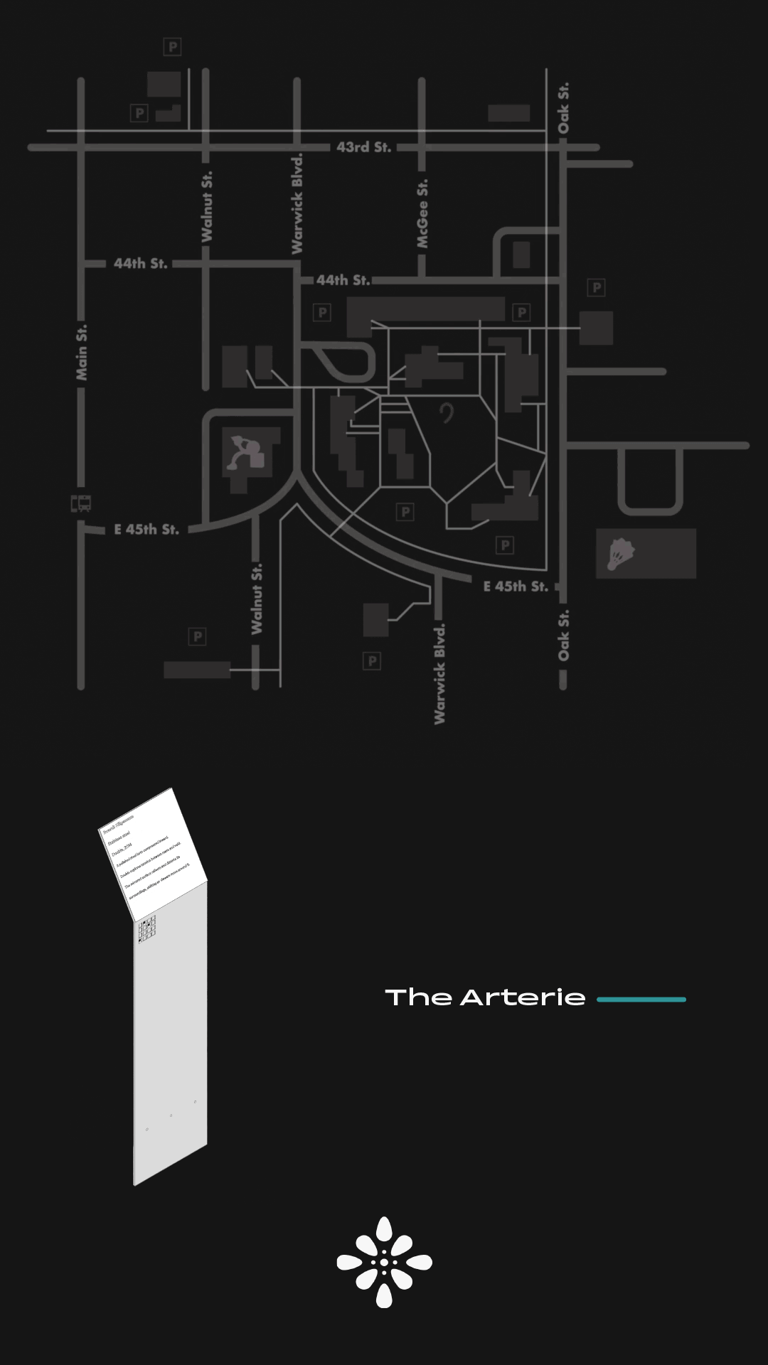 Art Installation Signage Installation Plan Art Installation Signage installation plan pictured as a constellation